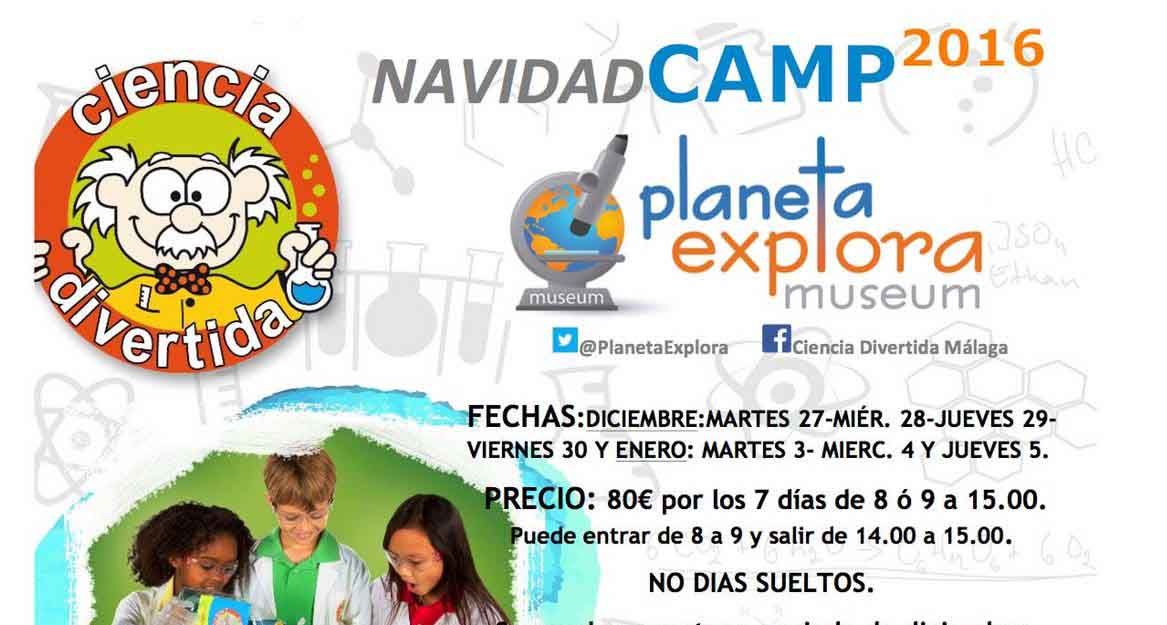 Campamento de Navidad PlanetaExplora Benalmádena