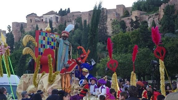 Cabalgata de Reyes Magos en Málaga capital 2019