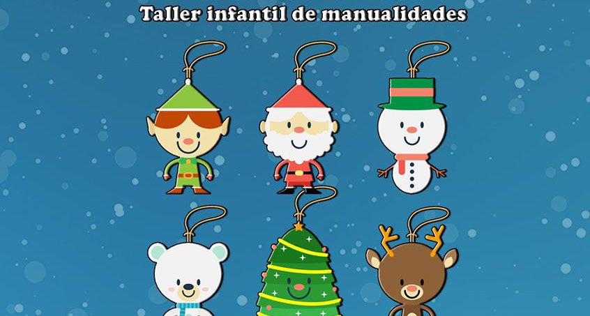 Taller infantil de manualidades navideñas en Antequera