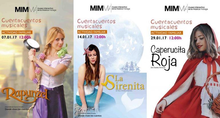 Programación infantil del MIMMA Málaga de enero 2017