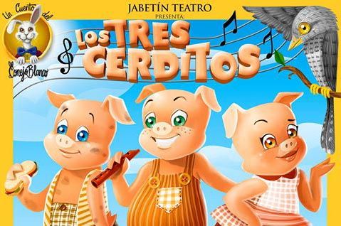 Teatro infantil Los tres cerditos en Antequera