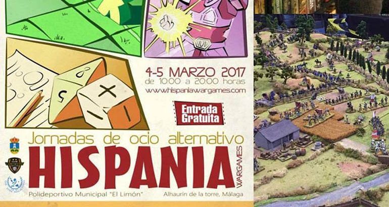 Jornadas de ocio alternativo Hispania Wargames en Alhaurín de la Torre