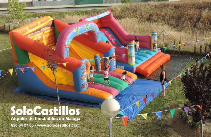 Alquila castillos hinchables para tu evento infantil en la provincia de Málaga