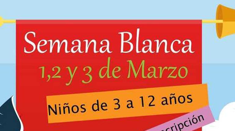 Campamento de Semana Blanca en Pizarra para niños de 3 a 12 años