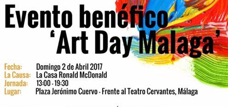 Actividades familiares en el evento ‘Art Day Malaga’ a beneficio de la Casa Ronald McDonald