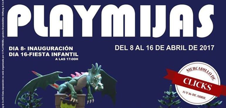 Exposición solidaria de clicks de Playmobil en Mijas
