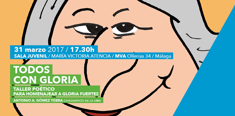 Taller poético para niños homenaje a Gloria Fuertes en Málaga