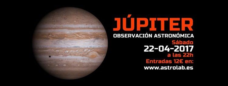 Observación astronómica Júpiter