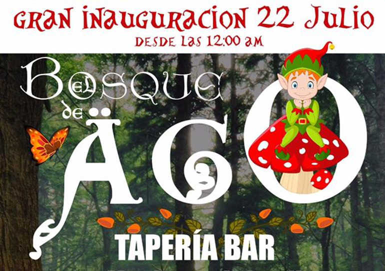 Inauguración del bar El Bosque de Ago para familias en Málaga