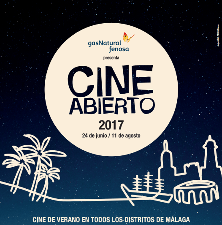 Cine de verano 2017 gratis en Málaga para toda la familia