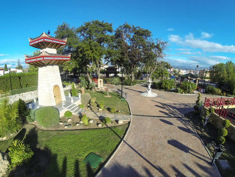 Visita el parque Jardín Oriental Bienquerido en Alhaurín de la Torre