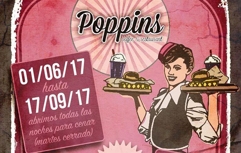 Oferta de verano para cenar de lunes a jueves en Poppins, el restaurante familiar ideal para comer con niños