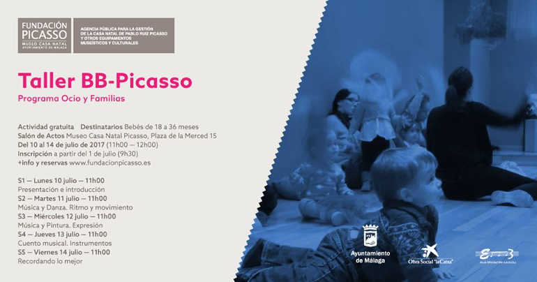 Se abre el plazo de inscripción para el taller bb-Picasso para bebés en Málaga