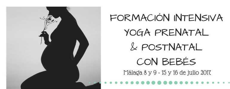 Formación de yoga prenatal y postnatal con bebés en Málaga