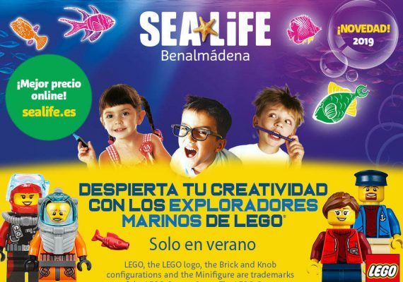 Lego llega a Sea Life Benalmádena este verano con actividades para niños