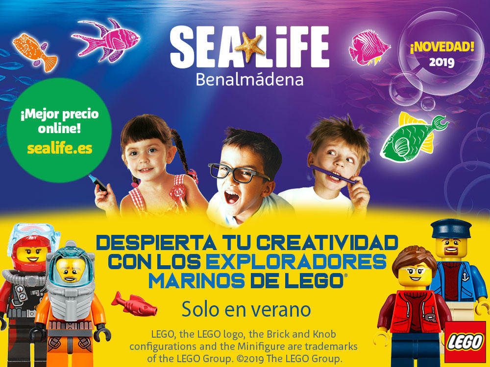 Lego llega a Sea Life Benalmádena este verano con actividades para niños