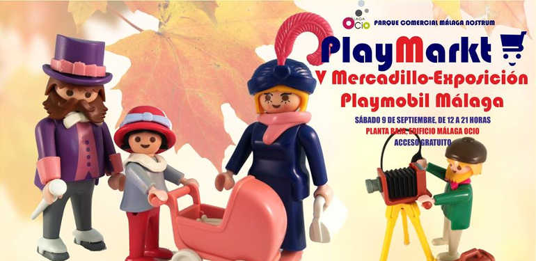 Vuelve el mercadillo de Playmobil este finde al CC Málaga Nostrum