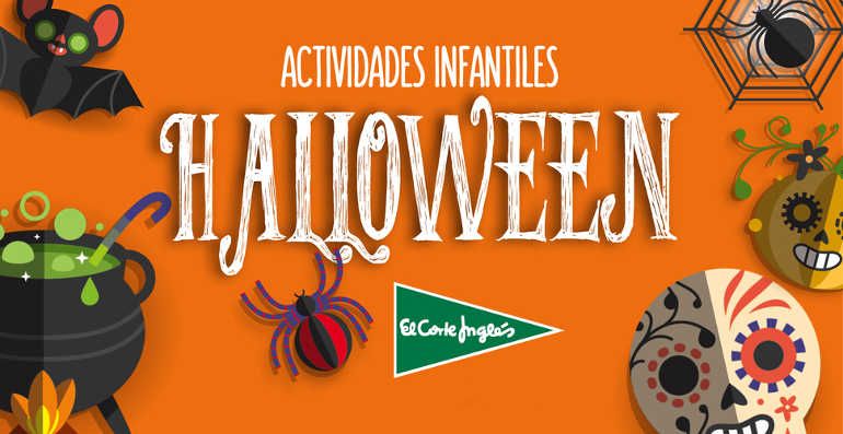 Actividades de Halloween para niños en los centros El Corte Inglés de Bahía Málaga, Mijas y Marbella