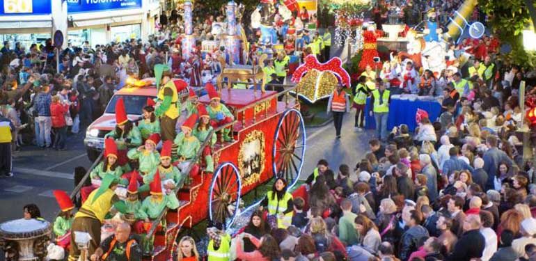 Cabalgata de Reyes Magos en Torremolinos 2019