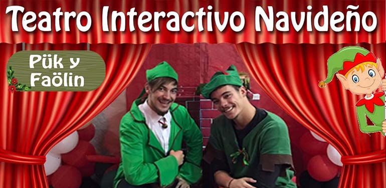 Teatro interactivo navideño en Málaga