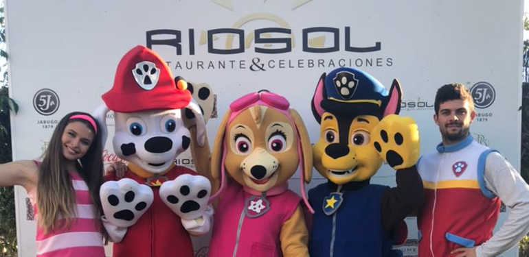 La Patrulla Canina en el restaurante Riosol este sábado 13 de enero