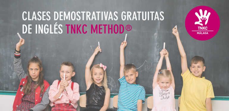 Clases demostrativas gratuitas de inglés para niños TNKC METHOD®