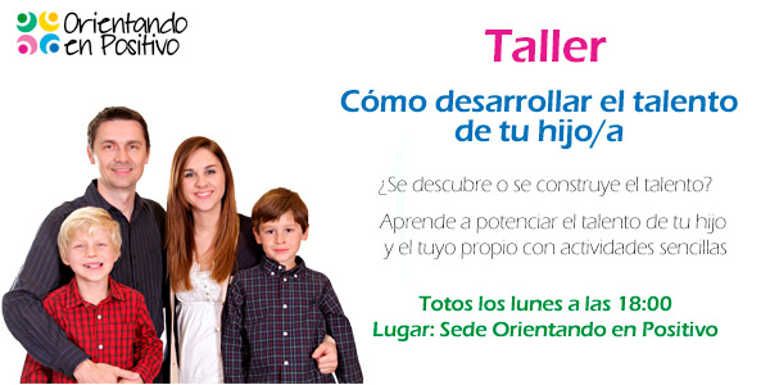 Talleres para padres y madres en Málaga con Orientando en Positivo en febrero