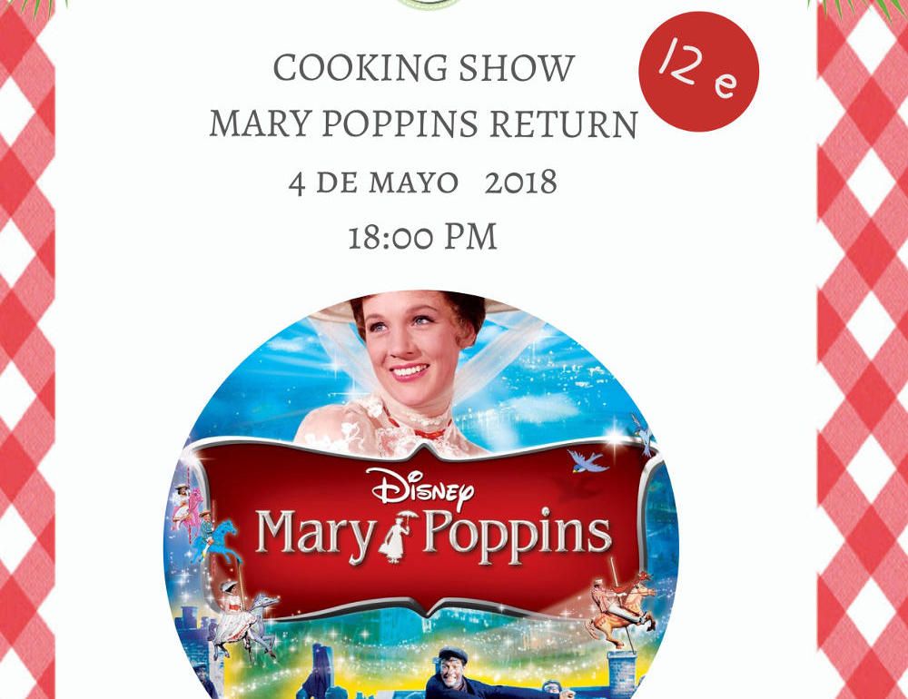 Taller de cocina para niños con temática de la película infantil ‘Mary Poppins’ en el Club Happy en Málaga