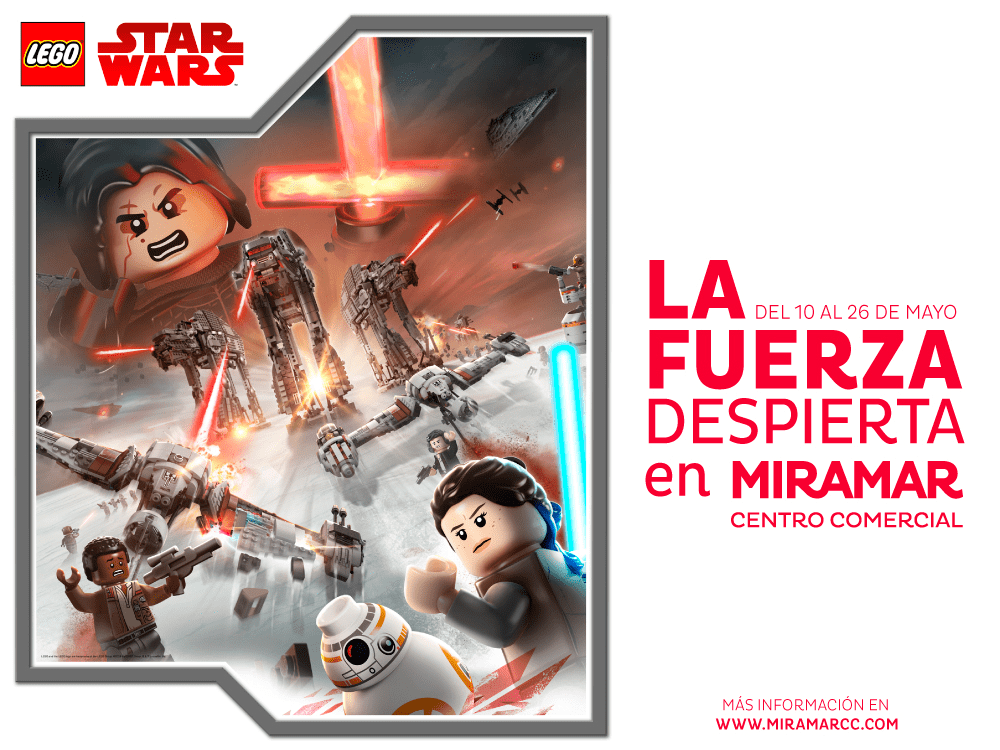 Gana múltiples regalos de LEGO StarWars con el CC Miramar Fuengirola
