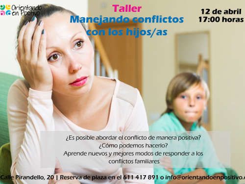 Talleres para padres y madres en Málaga con Orientando en Positivo en abril