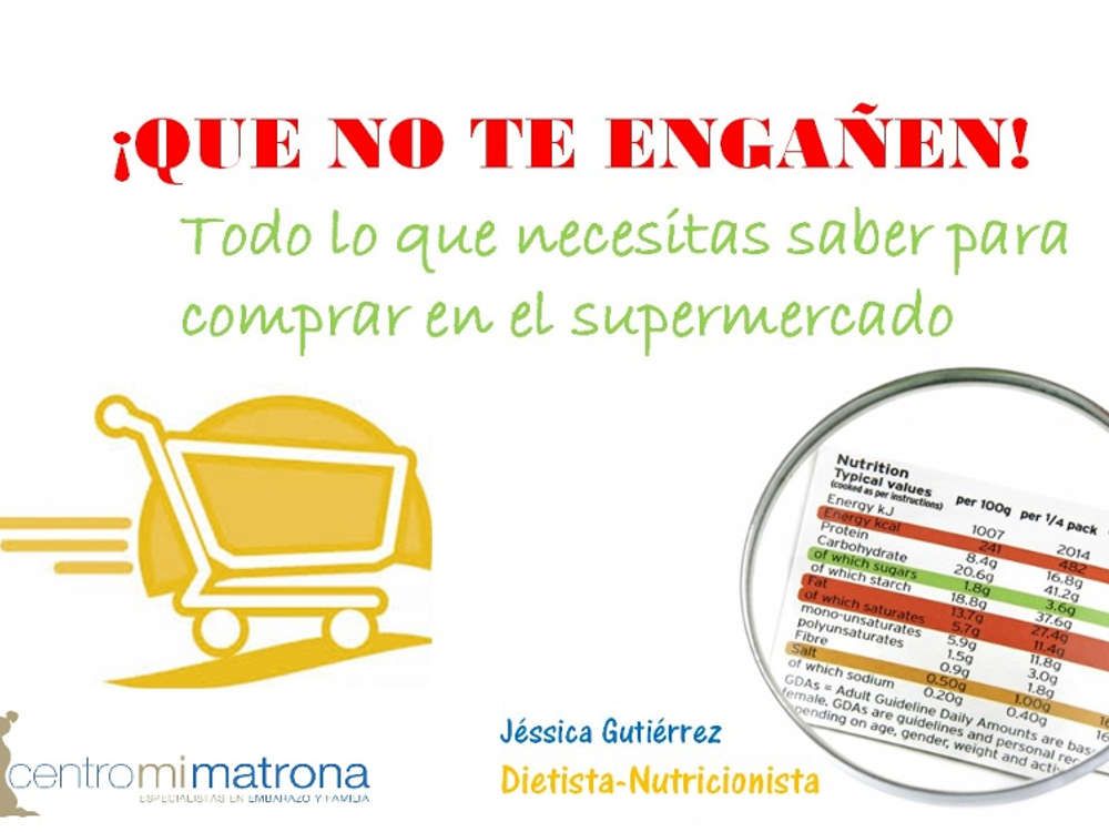 Charla gratis para aprender a comprar saludablemente en el supermercado en Málaga
