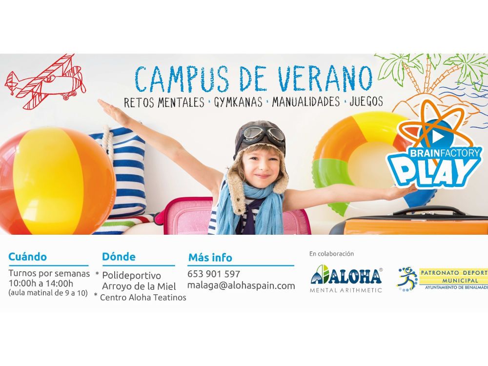 Campamentos de verano para niños en Aloha Mental en Málaga y Benalmádena