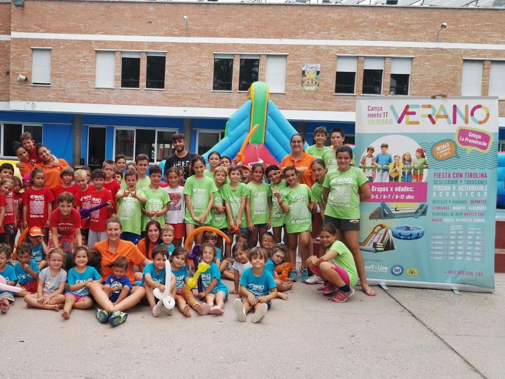 Disfruta de un campamento de verano con SportisLive en el colegio La Presentación de Málaga