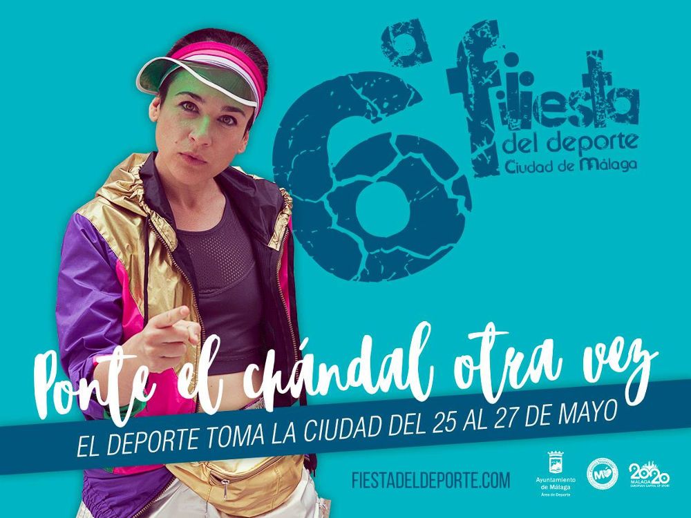 La Fiesta del Deporte para niños en Málaga del 25 al 27 de mayo