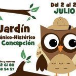 Cartel campamento de verano para niños del Jardín Botánico