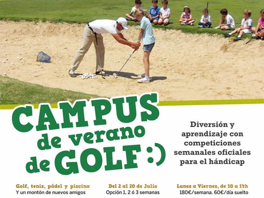 Campamento de verano para niños amantes del deporte en el Parador de Golf de Málaga