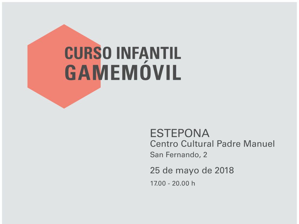 Curso infantil de creación de videojuegos en Estepona el viernes 25 de mayo