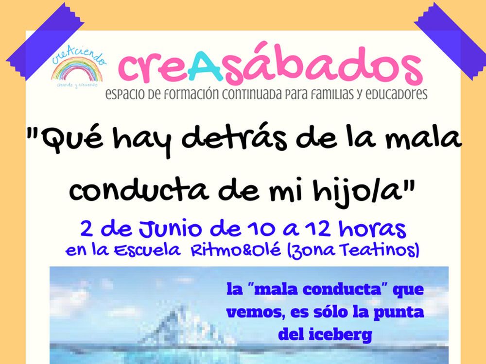 Cursos para padres y madres sobre la educación de los niños en junio con CreAciendo Málaga