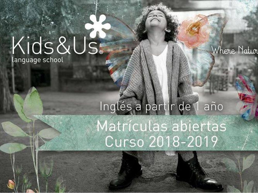 Abierto el plazo de matriculación de inglés para niños en las escuelas Kids&Us Málaga para el curso 2018-2019