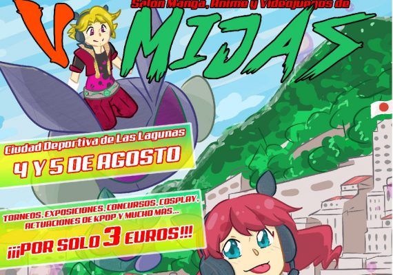 Cartel V Salon Manga Anime y Videojuegos de Mijas