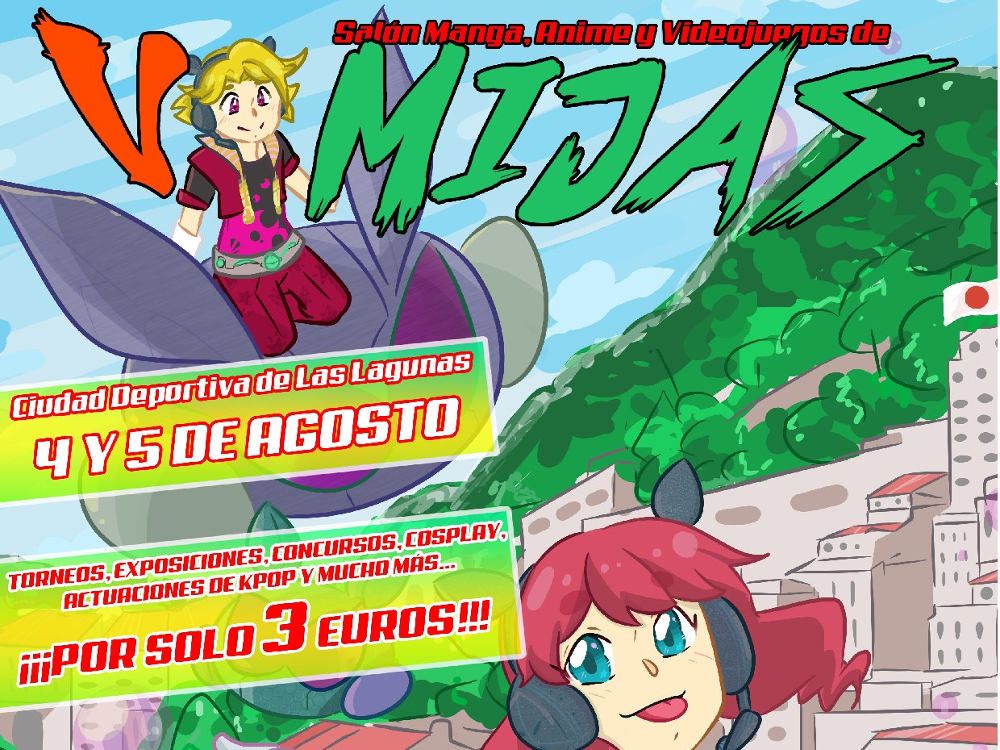 Salón Manga con anime y videojuegos en Mijas el 4 y 5 de agosto