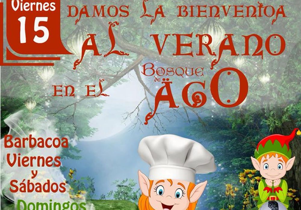 Fiesta de inauguración del verano con animación infantil para familias en El Bosque de Ago