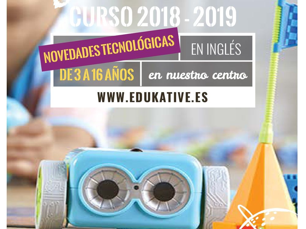 Robótica educativa en inglés en Edukative Málaga con muchas novedades tecnológicas en el curso 2018-2019