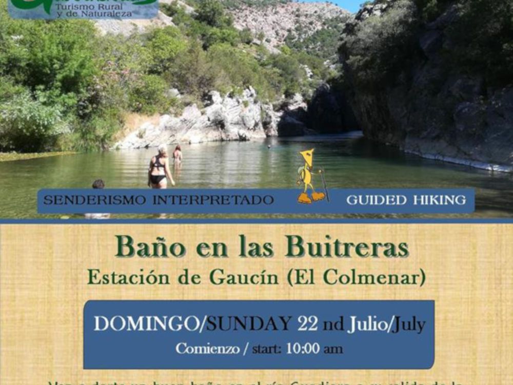 Excursión de ruta de agua para toda la familia este domingo en Gaucín (Málaga)