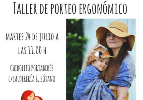 Taller de portabebés en Málaga con Chibolito