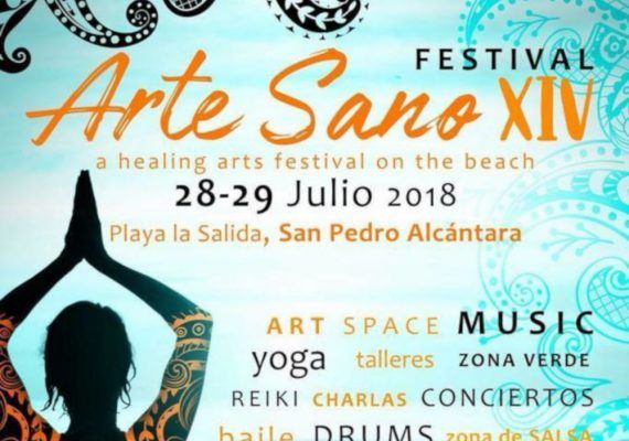 Taller gratuito de masaje tailandés para niños y adultos con Renova Thermal en el Festival Arte Sano de Marbella