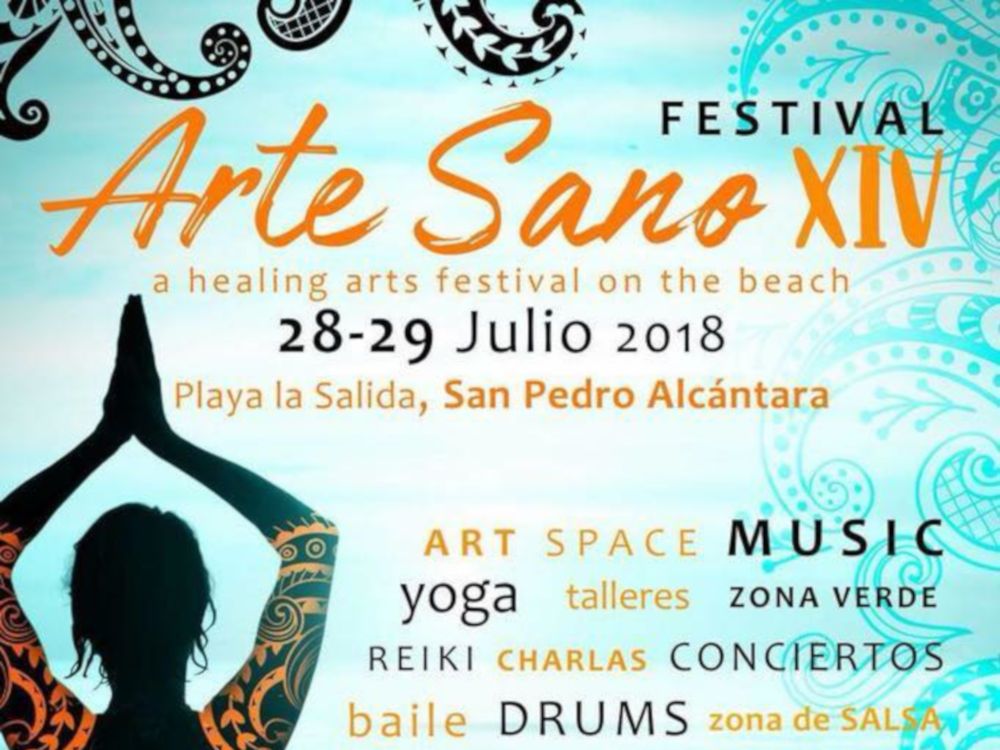 Taller gratuito de masaje tailandés para niños y adultos con Renova Thermal en el Festival Arte Sano de Marbella