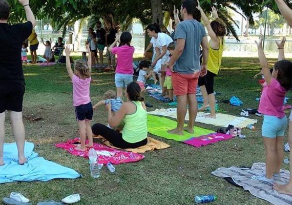 Yoga para bebés y madres en Málaga
