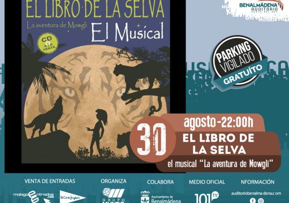 Musical infantil sobre El libro de la Selva en el Auditorio de Benalmádena