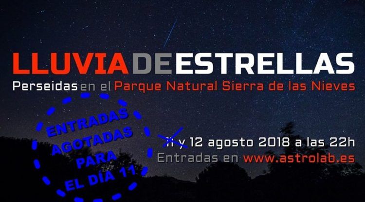 Observaciones astronómicas con niños y lluvia de Perseidas en agosto en Astrolab, Yunquera